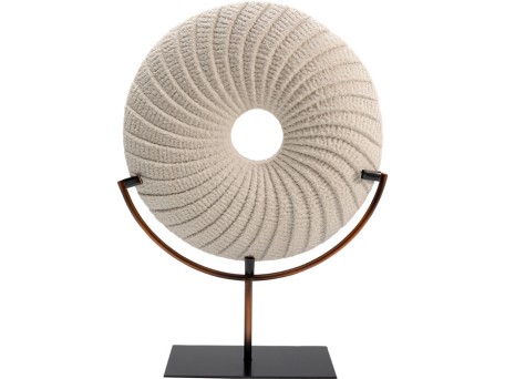 Διακοσμητικό Επιτραπέζιο  Circle Square Κεραμικό 32x10x44εκ. - Μπεζ
