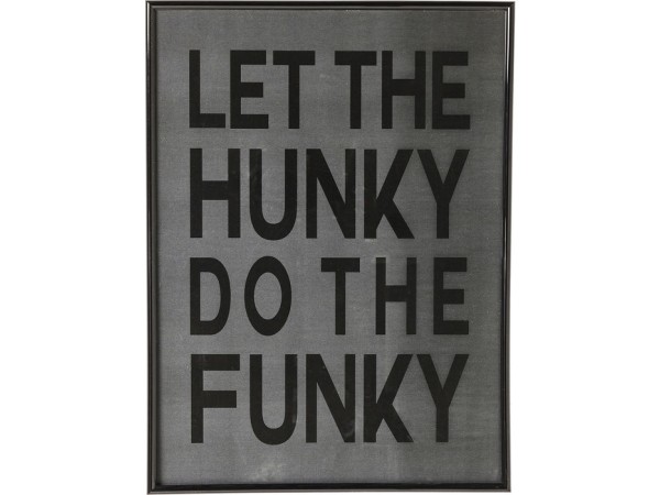 Πίνακας  Let The Hunky Γκρι 34.1x2x47εκ