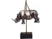 Διακοσμητικό Hanging Rhino Μεταλλικό 44706x15x43εκ - Γκρι Διακοσμητικό Hanging Rhino Μεταλλικό 44706x15x43εκ - Γκρι