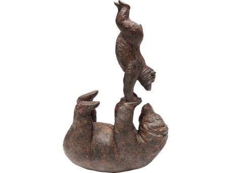 Επιτραπέζιο Διακοσμητικό Αρκουδάκια 18x27 εκ. 18x44689x27εκ - Καφέ