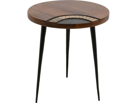 Τραπέζι Βοηθητικό  Medina Ξύλο Καφέ 40*40*45εκ. - Καφέ