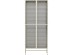 Κάβα Lisboa Μεταλλική Γκρι/Μπεζ 75*20*180εκ. - Γκρι