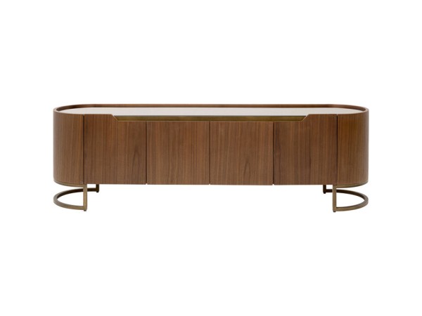 Έπιπλο Tv Giorgio Καφέ Ξύλο 180x42x55 εκ. - Καφέ Έπιπλο Tv Giorgio Καφέ Ξύλο 180x42x55 εκ. - Καφέ