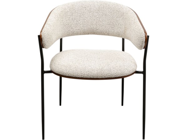 Καρέκλα Τραπεζαρίας Cindy Ύφασμα Μπεζ 62x56,5x76,5 εκ. - Μπεζ