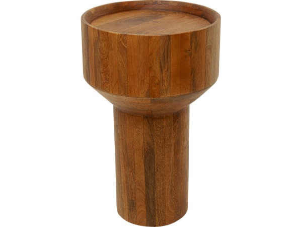 Τραπέζι Βοηθητικό Tessa Καφέ Μασίφ Ξύλο Μάνγκο Στρόγγυλο 35x35x55 εκ. - Καφέ Τραπέζι Βοηθητικό Tessa Καφέ Μασίφ Ξύλο Μάνγκο Στρόγγυλο 35x35x55 εκ. - Καφέ