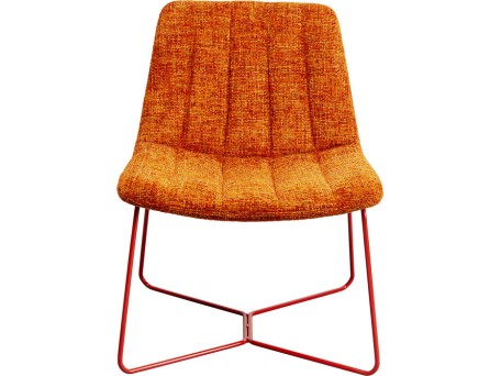 Πολυθρόνα Ally Πορτοκαλί Ύφασμα 62x67x84 εκ. - Πορτοκαλί