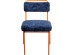 Καρέκλα Τραπεζαρίας Ally Ύφασμα Μπλε  55,5x49x78,5 εκ. - Μπλε