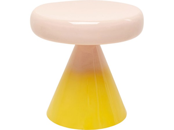 Τραπέζι Βοηθητικό Rici Ροζ/Κίτρινο Μέταλλο Στρόγγυλο 42x42x40 εκ. - Ροζ Τραπέζι Βοηθητικό Rici Ροζ/Κίτρινο Μέταλλο Στρόγγυλο 42x42x40 εκ. - Ροζ