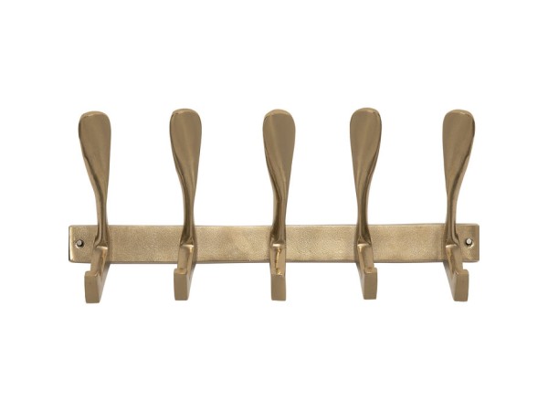 Κρεμάστρα Τοίχου Spoon Μεταλλική Χρυσή 43*12*19εκ. - Χρυσό
