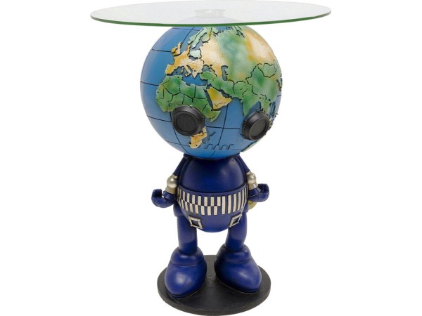 Τραπέζι βοηθητικό  Robot World Κεραμικό Μπλε 40*40*52εκ. - Μπλε