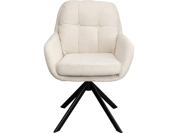Καρέκλα Swivel Molly Ύφασμα Μπεζ 69x60x87εκ. - Μπεζ Καρέκλα Swivel Molly Ύφασμα Μπεζ 69x60x87εκ. - Μπεζ