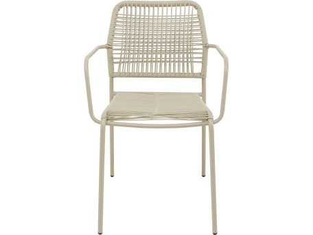 Καρέκλα Madagascar Μεταλλική Γκρι 54*57*84εκ. - Γκρι