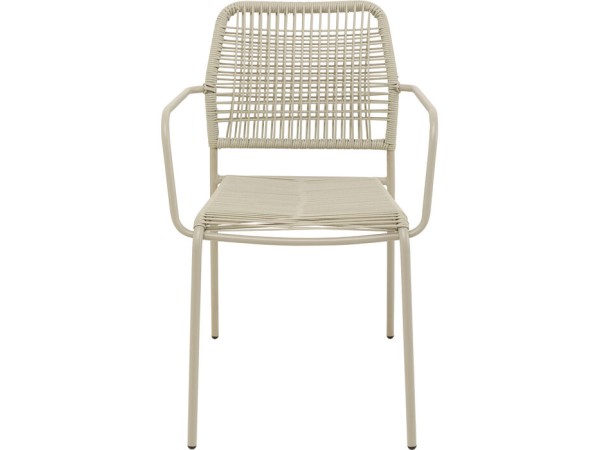 Καρέκλα Madagascar Μεταλλική Γκρι 54*57*84εκ. - Γκρι