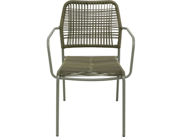 Καρέκλα Madagascar Μεταλλική Πράσινη 54*62*85εκ. - Πράσινο