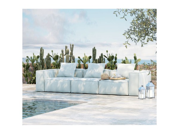 Καναπές Εξωτερικού Χώρου Korali Beach Ανοιχτό Γαλαζιο 320*116*65εκ. - Μπλε Καναπές Εξωτερικού Χώρου Korali Beach Ανοιχτό Γαλαζιο 320*116*65εκ. - Μπλε