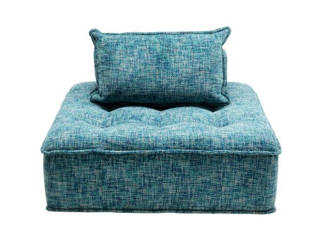 Στοιχείο Καναπέ Portofino Μπλε Ύφασμα 106x106x75 εκ - Μπλε