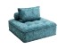 Στοιχείο Καναπέ Portofino Μπλε Ύφασμα 106x106x75 εκ - Μπλε