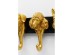 Coat Rack Dog Family Gold 69cm - Μαύρο