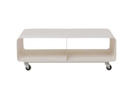 Έπιπλο Tv Lounge Μ Μεταλλικό Μπεζ 90x42x30εκ. - Μπεζ