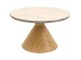 Τραπέζι Μέσης Cono Oak Travertin Μπεζ 70x70x42εκ. - Μπεζ Τραπέζι Μέσης Cono Oak Travertin Μπεζ 70x70x42εκ. - Μπεζ