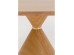 Τραπέζι Cono Oak Ξύλο Καφέ 120x120x76εκ. - Καφέ