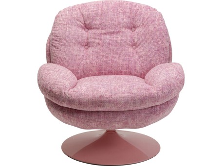 Swivel Armchair Cosy Pink - Ροζ