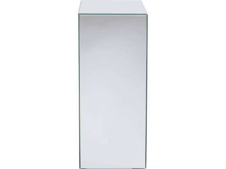 Τραπέζι Βοηθητικό/Ανθοστήλη  Luxy Γυαλί Καθρέφτης 30*30*80.5εκ. - Καθρέφτης