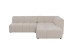 Corner Sofa Belami Cream Right 265cm - Μπεζ