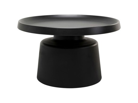 Τραπέζι Μέσης Lima Μεταλλικό Μαύρο 70*70*39.5εκ. - Μαύρο