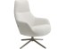 Πολυθρόνα Περιστρεφόμενη Mimi Ύφασμα Λευκή 76*81*100εκ. - Μπεζ