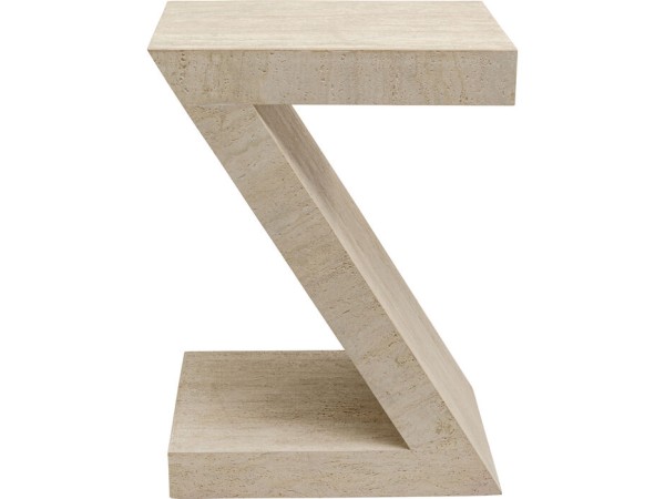 Τραπέζι Βοηθητικό Luxury Z Κεραμικό   44*33*60.5εκ. - Μπεζ