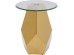 Τραπέζι Βοηθητικό  Ricchezza Μεταλλικό Χρυσό 45*45*53εκ. - Χρυσό