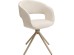 Καρέκλα Περιστρεφόμενη Gina Ύφασμα Μπεζ 54*53*80εκ. - Μπεζ