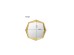 Καθρέφτης Τοίχου  Octagon Μεταλλικός Χρυσός 80*8*80εκ. - Χρυσό