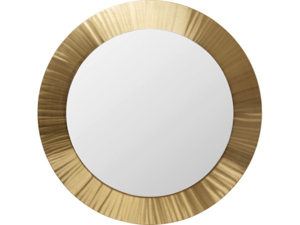 Καθρέφτης Τοίχου Lunette Μεταλλικό Χρυσό 80*3*80εκ. - Χρυσό