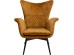 Armchair Tudor Velvet Gold Brown - Χρυσό Armchair Tudor Velvet Gold Brown - Χρυσό