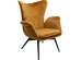 Armchair Tudor Velvet Gold Brown - Χρυσό Armchair Tudor Velvet Gold Brown - Χρυσό