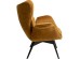 Armchair Tudor Velvet Gold Brown - Χρυσό Armchair Tudor Velvet Gold Brown - Χρυσό