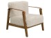 Armchair Simon Creme - Μπεζ