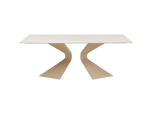 Τραπεζαρία Gloria Κεραμική Μπεζ 200x100x71εκ. - Μπεζ Τραπεζαρία Gloria Κεραμική Μπεζ 200x100x71εκ. - Μπεζ