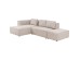 Corner Sofa Infinity Ottomane machiato Left - Γκρι Corner Sofa Infinity Ottomane machiato Left - Γκρι