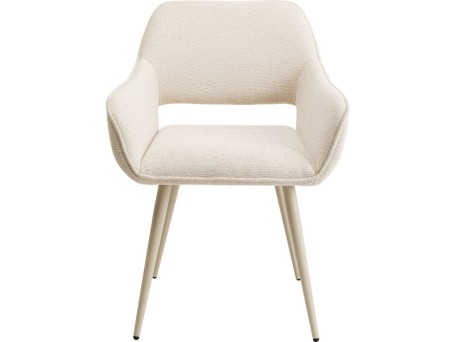 Καρέκλα  San Francisco Ύφασμα Μπεζ 58.5*61*82εκ. - Μπεζ