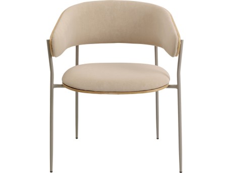 Πολυθρόνα Cindy Ύφασμα Μπεζ 62*56.5*76.5εκ. - Μπεζ