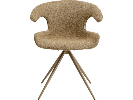 Καρέκλα Περιστρεφόμενη Golo Wing Ύφασμα Καφέ 60*63*78εκ. - Καφέ