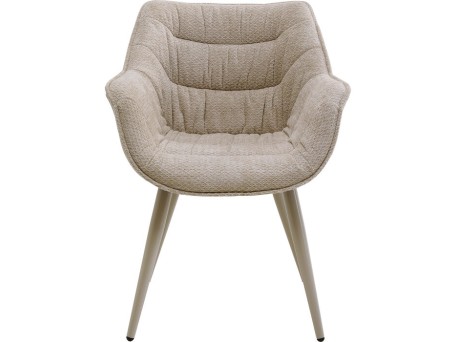 Καρέκλα  Thelma Ύφασμα Μπεζ 65*60*82εκ. - Μπεζ