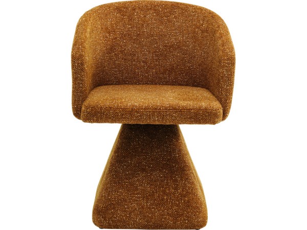 Καρέκλα Περιστρεφόμενη   Melli Ύφασμα Καφέ 58*59*77.5εκ. - Καφέ