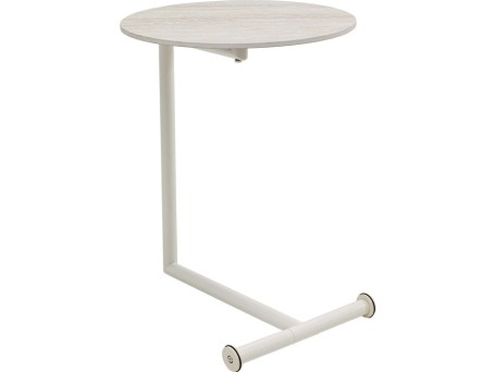 Τραπέζι Βοηθητικό Easy Living Κεραμικό Γκρι/Μπεζ 46*46*63.5εκ. - Γκρι