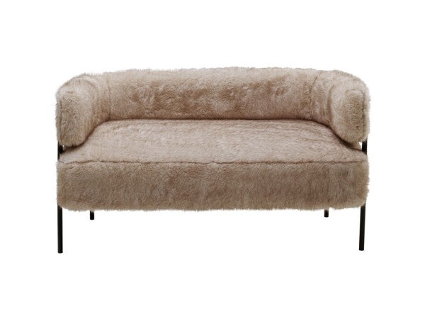 Καναπές Lilja Soft Γούνα Καφέ 134*73*68εκ. - Καφέ Καναπές Lilja Soft Γούνα Καφέ 134*73*68εκ. - Καφέ