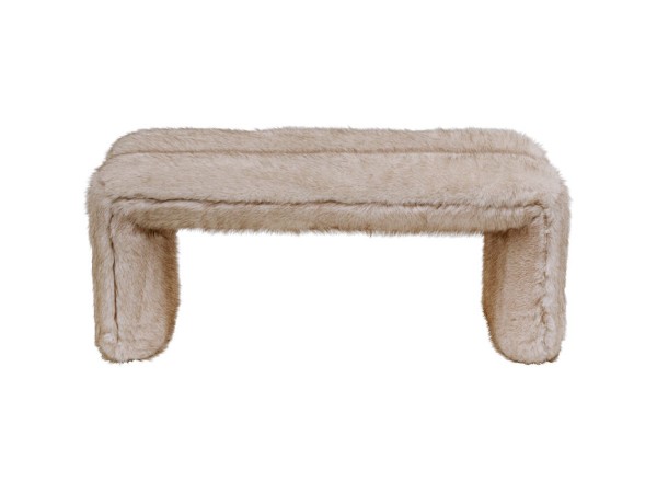 Παγκάκι Lilja Soft Γούνα Καφέ 101*42*36εκ. - Καφέ Παγκάκι Lilja Soft Γούνα Καφέ 101*42*36εκ. - Καφέ