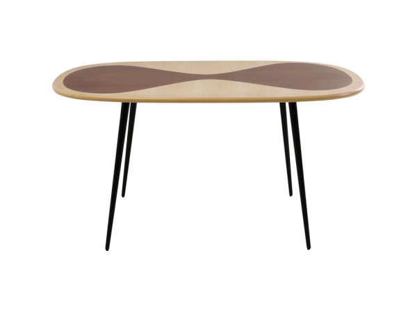 Τραπέζι Petal Ξύλο Καφέ 150*90*76εκ. - Καφέ Τραπέζι Petal Ξύλο Καφέ 150*90*76εκ. - Καφέ